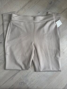 Pull-On Skinny Pants in Light Taupe